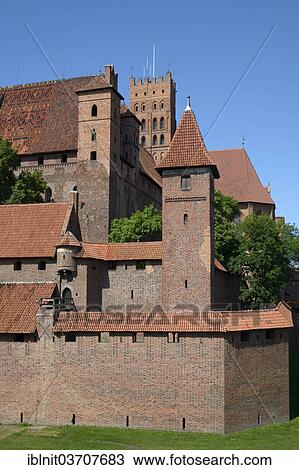 "Castle of the Teutonic Order in Malbork, Europe's largest medieval castle complex, Malbork, Pomeranian Voivodeship, Poland, Europe" View Large Photo Image Stock Image - "Castle of the Teutonic Order in Malbork, Europe's largest medieval castle complex, Malbork, Pomeranian Voivodeship, Poland, Europe". Fotosearch