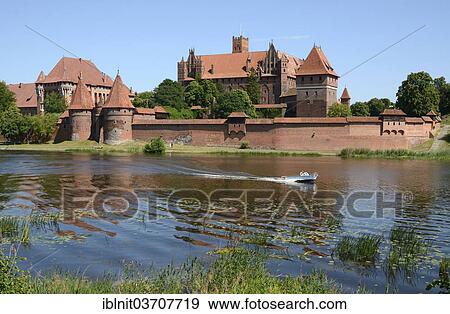 "Castle of the Teutonic Order in Malbork, Europe's largest medieval castle complex, Malbork, Pomeranian Voivodeship, Poland, Europe" View Large Photo Image Stock Photo - "Castle of the Teutonic Order in Malbork, Europe's largest medieval castle complex, Malbork, Pomeranian Voivodeship, Poland, Europe". Fotosearch