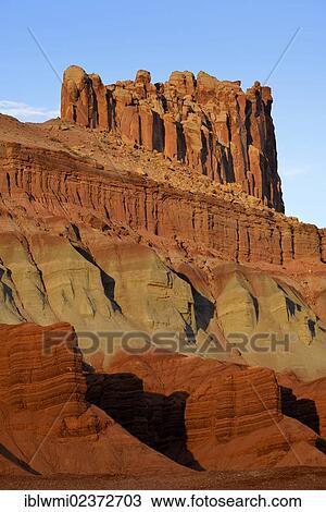 Stock Image - "Castle Rock, Capitol Reef National Park, Utah, USA". Fotosearch