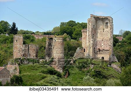 "Castle ruins, Herisson, Departement Allier, Auvergne, France, Europe" View Large Photo Image Stock Image - "Castle ruins, Herisson, Departement Allier, Auvergne, France, Europe". Fotosearch
