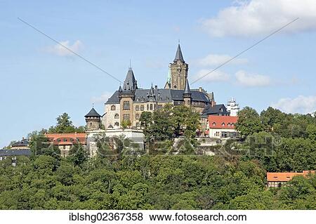 "Castle, Wernigerode, Saxony-Anhalt, Germany, Europe" View Large Photo Image Stock Photo - "Castle, Wernigerode, Saxony-Anhalt, Germany, Europe". Fotosearch