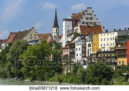 "Castle with the Castle Chapel of St. Giles, Wasserburg am Inn, Upper Bavaria, Bavaria, Germany, Europe" View Large Photo Image Stock Photo - "Castle with the Castle Chapel of St. Giles, Wasserburg am Inn, Upper Bavaria, Bavaria, Germany, Europe". Fotosearch