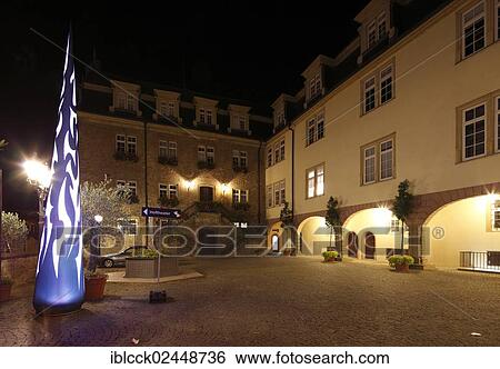 "Castle yard, Oehringer Schloss Castle, Oehringen Culture Night 2012, Oehringen, Hohenlohe region, Baden-Wuerttemberg, Germany, Europe" View Large Photo Image Stock Photograph - "Castle yard, Oehringer Schloss Castle, Oehringen Culture Night 2012, Oehringen, Hohenlohe region, Baden-Wuerttemberg, Germany, Europe". Fotosearch