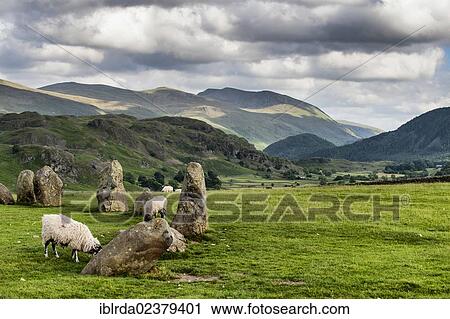 "Castlerigg Stone Circle at Keswick, Lake District, England, United Kingdom, Europe" View Large Photo Image Stock Image - "Castlerigg Stone Circle at Keswick, Lake District, England, United Kingdom, Europe". Fotosearch