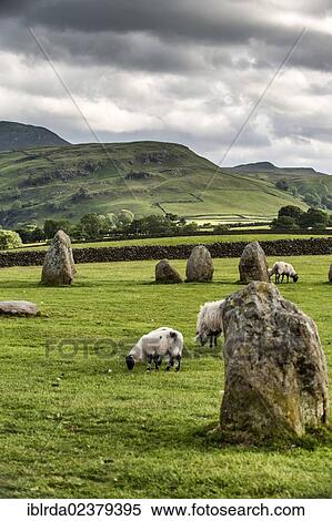 "Castlerigg Stone Circle at Keswick, Lake District, England, United Kingdom, Europe" View Large Photo Image Stock Photography - "Castlerigg Stone Circle at Keswick, Lake District, England, United Kingdom, Europe". Fotosearch