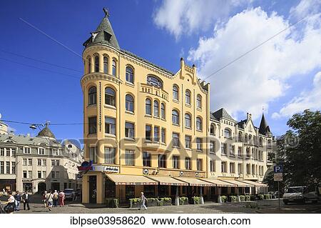 "Cat house or Kaku nams on Livu square or Livu laukums, Riga, Latvia, Europe" View Large Photo Image Stock Image - "Cat house or Kaku nams on Livu square or Livu laukums, Riga, Latvia, Europe". Fotosearch