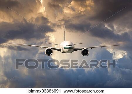 Cathay Pacific Boeing 777-367 ER in flight View Large Photo Image Stock Image - Cathay Pacific Boeing 777-367 ER in flight. Fotosearch