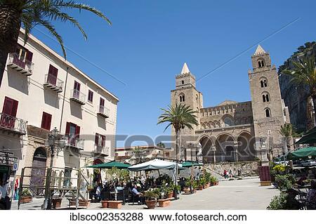 "Cathedral-Basilica of Cefalu, Cefalu, Sicily, Italy, Europe" View Large Photo Image Stock Photo - "Cathedral-Basilica of Cefalu, Cefalu, Sicily, Italy, Europe". Fotosearch