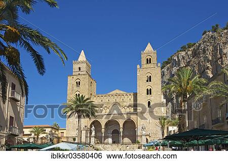 "Cathedral-Basilica of the Holy Saviour, Basilica Cattedrale del Santissimo Salvatore, Cefalu, Province of Palermo, Sicily, Italy, Europe" View Large Photo Image Stock Photograph - "Cathedral-Basilica of the Holy Saviour, Basilica Cattedrale del Santissimo Salvatore, Cefalu, Province of Palermo, Sicily, Italy, Europe". Fotosearch