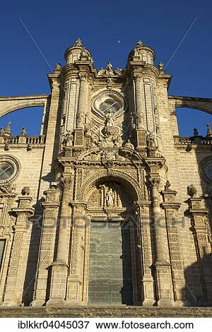 Stock Photo - "Cathedral La Colegiata del Salvador, Jerez de la Frontera, Andalusia, Spain, Europe". Fotosearch