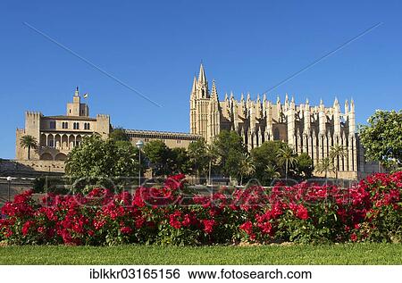 Stock Photograph - "Cathedral La Seu, Palma de Mallorca, Majorca, Balearic Islands, Spain, Europe". Fotosearch