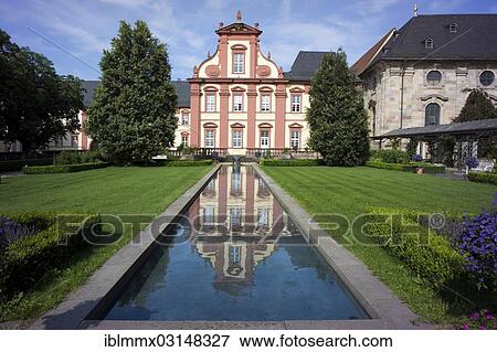 Stock Photo - "Cathedral Museum with its Baroque garden, Fulda, Fulda, Hesse, Germany, Europe". Fotosearch