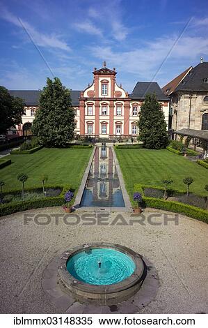 Stock Photography - "Cathedral Museum with its Baroque garden, Fulda, Fulda, Hesse, Germany, Europe". Fotosearch