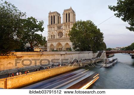 "Cathedral Notre-Dame de Paris in the last evening light, on the Ile de la Cite and the Seine, Paris, Ile-de-France, France, Europe" View Large Photo Image Stock Image - "Cathedral Notre-Dame de Paris in the last evening light, on the Ile de la Cite and the Seine, Paris, Ile-de-France, France, Europe". Fotosearch