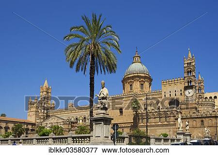 "Cathedral of Maria Santissima Assunta, Palermo, Province of Palermo, Sicily, Italy, Europe" View Large Photo Image Stock Photo - "Cathedral of Maria Santissima Assunta, Palermo, Province of Palermo, Sicily, Italy, Europe". Fotosearch