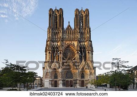 "Cathedral of Notre Dame, Reims, Via Francigena, department of Marne, Champagne-Ardenne region, France, Europe" View Large Photo Image Picture - "Cathedral of Notre Dame, Reims, Via Francigena, department of Marne, Champagne-Ardenne region, France, Europe". Fotosearch