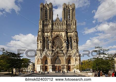 "Cathedral of Notre Dame, Reims, Via Francigena, department of Marne, Champagne-Ardenne, France, Europe" View Large Photo Image Stock Image - "Cathedral of Notre Dame, Reims, Via Francigena, department of Marne, Champagne-Ardenne, France, Europe". Fotosearch