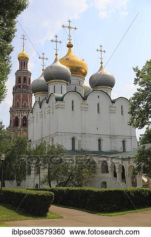 "Cathedral of Our Lady of Smolensk and the six-storey bell tower, Nowodewitschi Monastyr or New Novodevichy Convent, Moskau, Moscow Oblast, Russia, Europe" View Large Photo Image Stock Image - "Cathedral of Our Lady of Smolensk and the six-storey bell tower, Nowodewitschi Monastyr or New Novodevichy Convent, Moskau, Moscow Oblast, Russia, Europe". Fotosearch