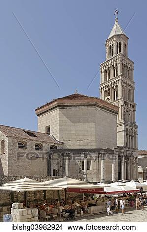 "Cathedral of Saint Domnius, Saint Dujam or Saint Duje, Diocletian's Palace, Split, Dalmatia, Croatia, Europe" View Large Photo Image Picture - "Cathedral of Saint Domnius, Saint Dujam or Saint Duje, Diocletian's Palace, Split, Dalmatia, Croatia, Europe". Fotosearch