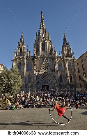 "Cathedral of St. Eulalia, Barcelona, ​​Catalonia, Spain, Europe" View Large Photo Image Stock Photo - "Cathedral of St. Eulalia, Barcelona, ​​Catalonia, Spain, Europe". Fotosearch