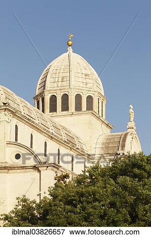 "Cathedral of St. James, UNESCO World Heritage Site, Sibenik, Dalmatia, Croatia, Europe" View Large Photo Image Stock Photo - "Cathedral of St. James, UNESCO World Heritage Site, Sibenik, Dalmatia, Croatia, Europe". Fotosearch