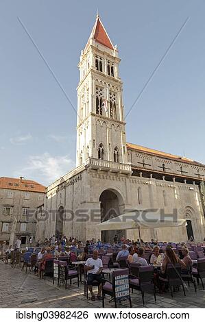 "Cathedral of St. Lawrence, Katedrala Sv. Lovre, Trogir, Dalmatia, Croatia, Europe" View Large Photo Image Stock Photograph - "Cathedral of St. Lawrence, Katedrala Sv. Lovre, Trogir, Dalmatia, Croatia, Europe". Fotosearch
