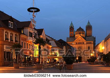 "Cathedral of St. Mary and St. Stephen, Maximilianstrasse street, Speyer, Rhineland-Palatinate, Germany, Europe" View Large Photo Image Picture - "Cathedral of St. Mary and St. Stephen, Maximilianstrasse street, Speyer, Rhineland-Palatinate, Germany, Europe". Fotosearch