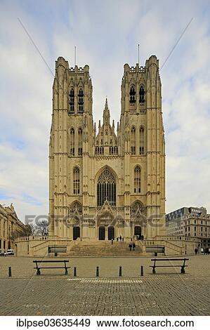 "Cathedral of St. Michael and St. Gudula, Brussels, Brussels Region, Belgium, Europe" View Large Photo Image Stock Photo - "Cathedral of St. Michael and St. Gudula, Brussels, Brussels Region, Belgium, Europe". Fotosearch