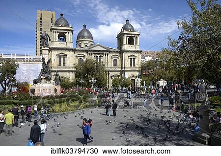 "Cathedral on Plaza Murillo square, La Paz, Bolivia, South America" View Large Photo Image Stock Image - "Cathedral on Plaza Murillo square, La Paz, Bolivia, South America". Fotosearch