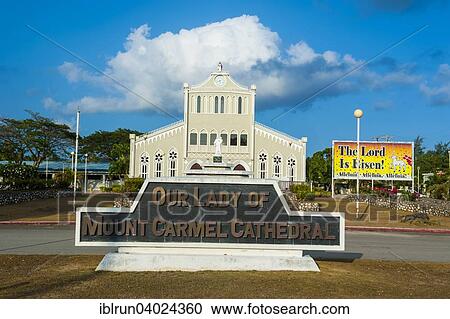 "Cathedral Our Lady of Mount Karmel, Garapan, Saipan, Northern Mariana Islands, Oceania" View Large Photo Image Stock Image - "Cathedral Our Lady of Mount Karmel, Garapan, Saipan, Northern Mariana Islands, Oceania". Fotosearch