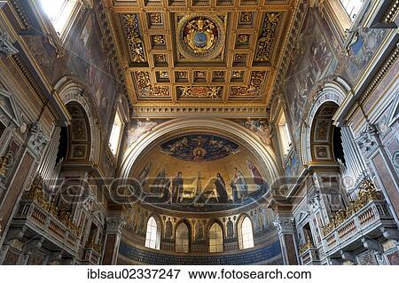 "Catholic Christianity, Baroque era, ornately decorated interior, choir, organ, coffered ceiling, church of San Giovanni in Laterano, St. John Lateran, Lateran, Rome, Lazio, Italy, Southern Europe, Europe" View Large Photo Image Stock Photo - "Catholic Christianity, Baroque era, ornately decorated interior, choir, organ, coffered ceiling, church of San Giovanni in Laterano, St. John Lateran, Lateran, Rome, Lazio, Italy, Southern Europe, Europe". Fotosearch