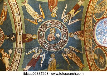 "Catholic Christianity, ornate ceiling paintings, frescoes, St. Benedict of Bursia, St. Benedict's Abbey, Monastery of San Benedetto, Sacro Speco, Sacred Grotto, Subiaco, Lazio, Italy, Southern Europe, Europe" View Large Photo Image Stock Photo - "Catholic Christianity, ornate ceiling paintings, frescoes, St. Benedict of Bursia, St. Benedict's Abbey, Monastery of San Benedetto, Sacro Speco, Sacred Grotto, Subiaco, Lazio, Italy, Southern Europe, Europe". Fotosearch
