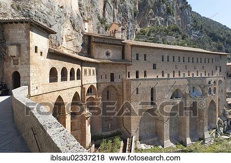 "Catholic Christianity, St. Benedict of Nursia, rock monastery, St. Benedict's Abbey, Monastery of San Benedetto, Sacro Speco, Sacred Grotto, Subiaco, Lazio, Italy, Southern Europe, Europe" View Large Photo Image Stock Photo - "Catholic Christianity, St. Benedict of Nursia, rock monastery, St. Benedict's Abbey, Monastery of San Benedetto, Sacro Speco, Sacred Grotto, Subiaco, Lazio, Italy, Southern Europe, Europe". Fotosearch