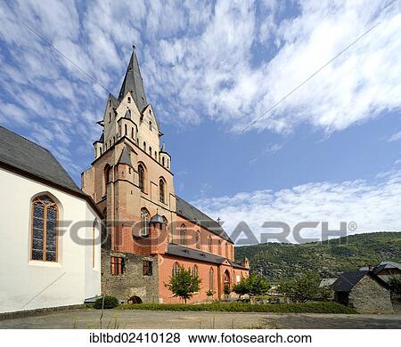 "Catholic Church of Our Lady, Oberwesel, UNESCO World Cultural Heritage Site, Upper Middle Rhine Valley, Rhineland-Palatinate, Germany, Europe" View Large Photo Image Stock Photo - "Catholic Church of Our Lady, Oberwesel, UNESCO World Cultural Heritage Site, Upper Middle Rhine Valley, Rhineland-Palatinate, Germany, Europe". Fotosearch