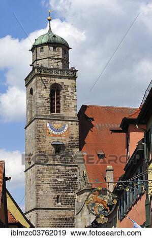 "Catholic Parish Church of St. George, 1540-1550, Dinkelsbuhl, Middle Franconia, Bavaria, Germany, Europe" View Large Photo Image Stock Photo - "Catholic Parish Church of St. George, 1540-1550, Dinkelsbuhl, Middle Franconia, Bavaria, Germany, Europe". Fotosearch