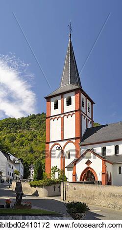 "Catholic Parish Church of St. Bartholomew, Hirzenach, Boppard, Upper Middle Rhine Valley, UNESCO World Cultural Heritage Site, Rhineland-Palatinate, Germany, Europe" View Large Photo Image Stock Image - "Catholic Parish Church of St. Bartholomew, Hirzenach, Boppard, Upper Middle Rhine Valley, UNESCO World Cultural Heritage Site, Rhineland-Palatinate, Germany, Europe". Fotosearch