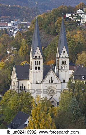 Catholic St. Michaelkirche Church, Gothic Revival-style, built in 1906, Siegen, Siegen-Wittgenstein district, North Rhine-Westphalia, Germany, Europe View Large Photo Image Stock Image - Catholic St. Michaelkirche Church, Gothic Revival-style, built in 1906, Siegen, Siegen-Wittgenstein district, North Rhine-Westphalia, Germany, Europe. Fotosearch
