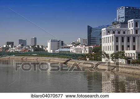 "Cau Mong pedestrian bridge across Rach Ben canal, Ho Chi Minh City, Vietnam, Asia" View Large Photo Image Stock Photo - "Cau Mong pedestrian bridge across Rach Ben canal, Ho Chi Minh City, Vietnam, Asia". Fotosearch