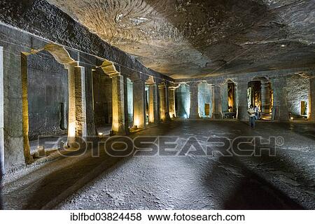 Stock Photo - "Cave 04, Ajanta Caves, UNESCO World Heritage site, Aurangabad district, Maharashtra, India, Asia". Fotosearch