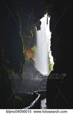 "Cave inside the Cola de Caballo Waterfall, Piedra River, Monasterio de Piedra, Nuevalos, Zaragoza province, Aragon, Spain, Europe" View Large Photo Image Stock Photography - "Cave inside the Cola de Caballo Waterfall, Piedra River, Monasterio de Piedra, Nuevalos, Zaragoza province, Aragon, Spain, Europe". Fotosearch