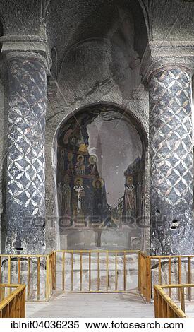 Stock Photography - "Cave monastery Eski Gumus, Nigde, Cappadocia, Central Anatolia Region Province, Turkey, Asia". Fotosearch