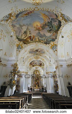 "Ceiling frescoes in the church, Schaeftlarn Abbey, Schaeftlarn, Bavaria, Germany, Europe" View Large Photo Image Stock Photo - "Ceiling frescoes in the church, Schaeftlarn Abbey, Schaeftlarn, Bavaria, Germany, Europe". Fotosearch