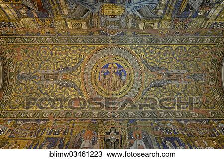 "Ceiling mosaic, Memorial Hall in the old tower of Kaiser Wilhelm Memorial Church, Berlin, Berlin, Germany, Europe" View Large Photo Image Stock Image - "Ceiling mosaic, Memorial Hall in the old tower of Kaiser Wilhelm Memorial Church, Berlin, Berlin, Germany, Europe". Fotosearch