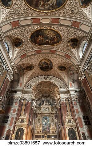 "Ceiling vault and altar of the baroque Scots' Church, consecrated in 1648, Freyung, Vienna, Vienna State, Austria, Europe" View Large Photo Image Stock Photo - "Ceiling vault and altar of the baroque Scots' Church, consecrated in 1648, Freyung, Vienna, Vienna State, Austria, Europe". Fotosearch