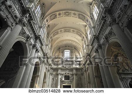 "Ceiling vault of the Theatiner Church, Italian late Baroque, consecrated in 1675, Munich, Upper Bavaria, Bavaria, Germany, Europe" View Large Photo Image Stock Photo - "Ceiling vault of the Theatiner Church, Italian late Baroque, consecrated in 1675, Munich, Upper Bavaria, Bavaria, Germany, Europe". Fotosearch