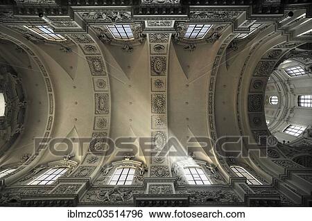 "Ceiling vault of the Theatiner Church, Italian late Baroque, consecrated in 1675, Munich, Upper Bavaria, Bavaria, Germany, Europe" View Large Photo Image Stock Photograph - "Ceiling vault of the Theatiner Church, Italian late Baroque, consecrated in 1675, Munich, Upper Bavaria, Bavaria, Germany, Europe". Fotosearch