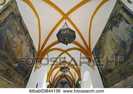 "Ceiling vaults, tapestries, Salon Carlos, Alcazar, Royal Palace, Seville, Andalusia, Spain, Europe" View Large Photo Image Stock Photograph - "Ceiling vaults, tapestries, Salon Carlos, Alcazar, Royal Palace, Seville, Andalusia, Spain, Europe". Fotosearch