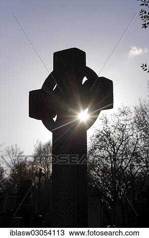 "Celtic cross, backlit, West Norwood Cemetery, London, London region, England, United Kingdom, Europe" View Large Photo Image Stock Image - "Celtic cross, backlit, West Norwood Cemetery, London, London region, England, United Kingdom, Europe". Fotosearch