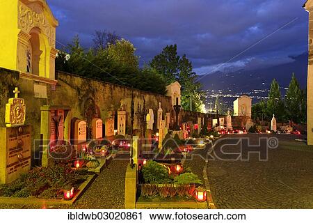 "Cemetery at night, Marling, Marling, Burggrafenamt, South Tyrol province, Trentino-Alto Adige, Italy, Europe" View Large Photo Image Stock Image - "Cemetery at night, Marling, Marling, Burggrafenamt, South Tyrol province, Trentino-Alto Adige, Italy, Europe". Fotosearch