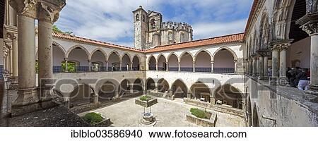 "Cemetery cloister, Convento de Cristo, Castle of the Knights Templar, UNESCO World Cultural Heritage Site, Tomar, Santarem District, Portugal, Europe" View Large Photo Image Stock Image - "Cemetery cloister, Convento de Cristo, Castle of the Knights Templar, UNESCO World Cultural Heritage Site, Tomar, Santarem District, Portugal, Europe". Fotosearch